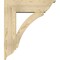 Ekena Millwork Thorton Traditional Rough Sawn Bracket w/ Offset Brace, Douglas Fir, 8"W x 26"D x 30"H BKT0806X26X30THR01RDF - alternate 4